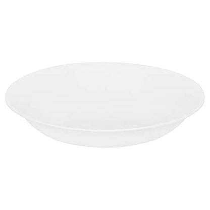 Corelle Vitrelle 6-Piece Bowl Set, Triple Layer Glass and Chip Resistant, 20-Oz Lightweight Round Bowls, Winter Frost White