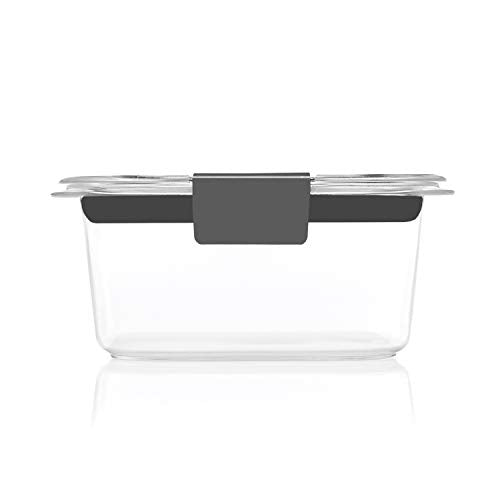 Rubbermaid Brilliance Leak-Proof Food Storage Containers with Airtight Lids, Set of 5 (10 Pieces Total) |BPA-Free & Stain Resistant Plastic