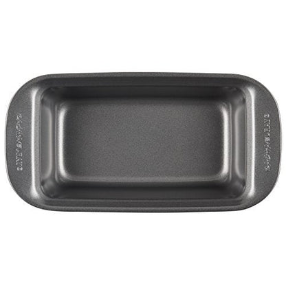 Rachael Ray Bakeware Meatloaf/Nonstick Baking Loaf Pan with Insert, 9 Inch x 5 Inch, Gray